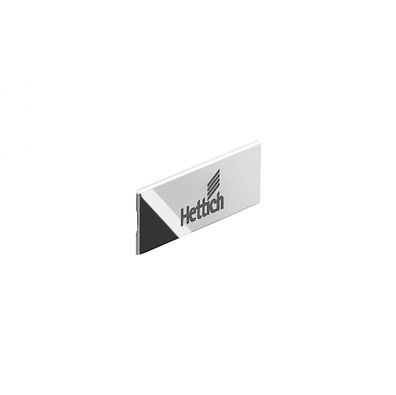 InnoTech Atira Abdeckkappe, Chrom Optik, mit Hettich Logo