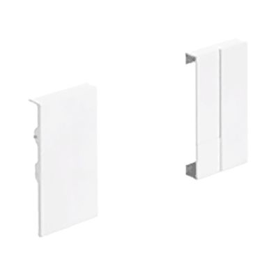 Verbinder für Aluminiumfront InnoTech Atira, 70 mm, links und rechts, weiß