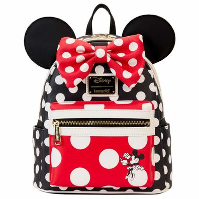 Loungefly Disney Minnie Mouse Rocks the Dots Classic Rucksack 26cm