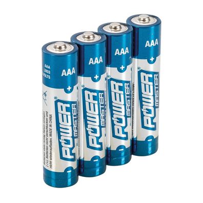 AAA-Super-Alkali-Batterien, LR03, 4er-Pckg. 4er-Pckg. (Gr. 4er-Pckg.)