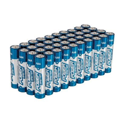 AAA-Super-Alkali-Batterien, LR03, 40er-Pckg. 40er-Pckg. (Gr. 40er-Pckg.)