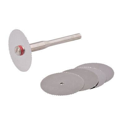 Edelstahl-Trennscheiben für Rotationswerkzeuge, 6-tlg. Satz Ø 22 mm (Gr. Ø 22 mm)