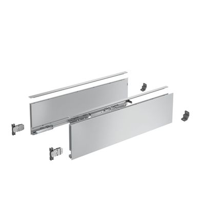 AvanTech YOU Set Zarge, Höhe 139 mm x NL 400 mm, silber, links und rechts