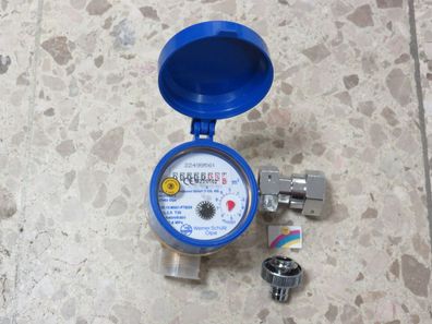 Schlösser / Schütz Kaltwasserzähler Zapfhahnzähler ZAKH mit Schutzhaube