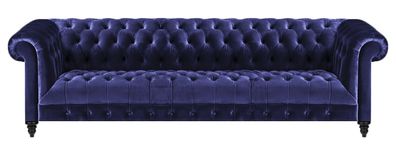 Viersitzer Sofa Couch Chesterfield Neu Sofas Textil Einrichtung Wohnzimmer
