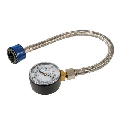 Wasserdruckmesser mit Edelstahlschlauch 0?11 bar (Gr. 0?11 bar)
