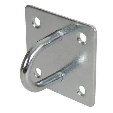 Galvanisierte Augplatte Öse, 50 mm x 50 mm (Gr. Öse, 50 mm x 50 mm)