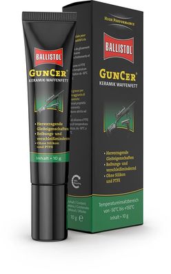 Ballistol ® GunCer 23770 Keramik-Waffenfett, Waffenpflege, 10g Tube