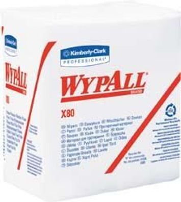 Wischtuch WYPALL® X80, viertelgefaltet