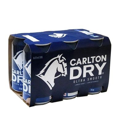 Carlton Premium Dry Lager Can 4.5 % vol. 6x375 ml