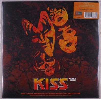 Kiss: Live At The Ritz. New York 1988 (180g) (Yellow Marbled Vinyl)