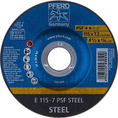 Schruppscheibe PSF STEEL für Stahl