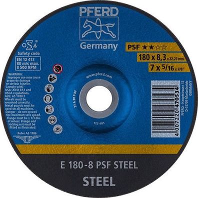Schruppscheibe PSF STEEL für Stahl