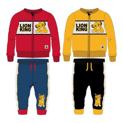König der Löwen Trainingsanzug | Rote oder Gelbe Jacke mit blauer Hose