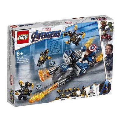 LEGO® Marvel 76123 Captain America: Outrider-Attacke - Neuware Händler