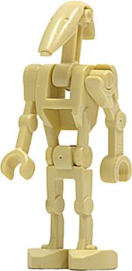 LEGO® StarWars Battle Droid - Tan, Bent Arm and Straight Arm Item No: sw0001c