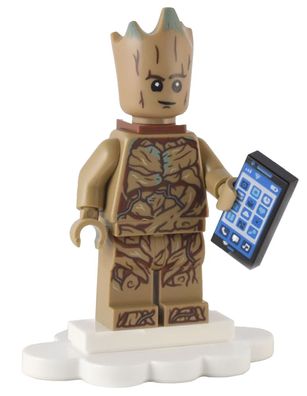 LEGO® Super Heroes, Guardians of the Galaxy (Day 19) - Groot with Phone and Stan