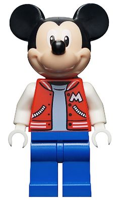 LEGO® Mickey Mouse - Red Jacket with White Letter M Item No: dis075 10778