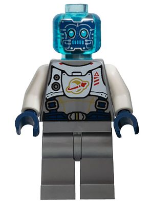 LEGO® Cyber Drone Robot - Flat Silver Spacesuit with Harness Minifigur - D239