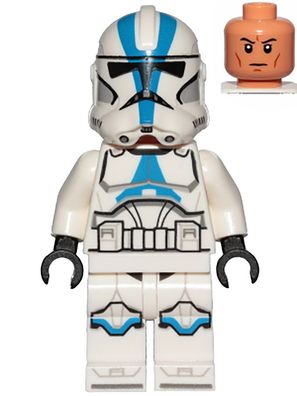 LEGO® Clone Trooper, 501st Legion (Phase 2) - White Arms, Nougat Head - E471