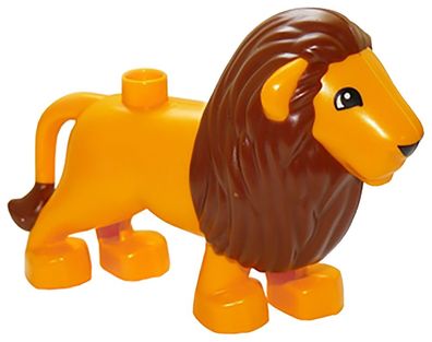 LEGO® Duplo Lion Adult Male with Eyes Semicircular Pattern Item No: 87960c01pb02