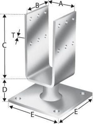 Pfostenhalter PTB