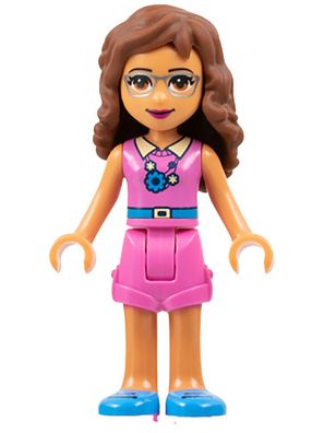 LEGO® Friends Olivia (Nougat) - Dark Pink Shorts and Top Item No: frnd29 - D399