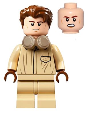 LEGO® Cedric Diggory - Coveralls, Headphones, Tan Medium Legs Item No: hp - D388