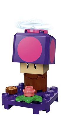 LEGO® Poison Mushroom, Super Mario, Series 2 (Complete Set) - Minifigur - A