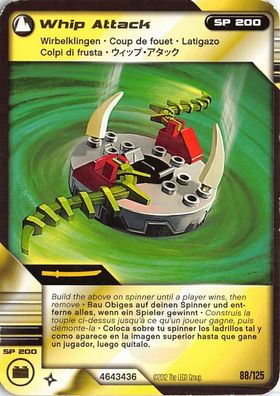 LEGO® Ninjago Masters of Spinjitzu Deck #2 Game Card 88 - Whip Attack - Internat