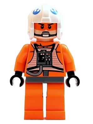 LEGO® Star Wars Rebel Pilot X-wing Minifigur sw0399 aus SET 9677 aus 2012 - K1