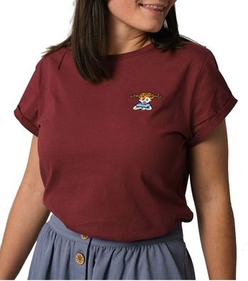 Bavarian CAPS Women Shirt Pippi burgund - Größe: L