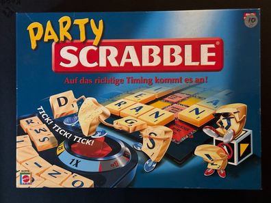 Party Scrabble Spiel Mattel Original Buchstaben Deutsch Brettspiel Partyspiel
