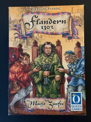 Queen Games Flandern 1302 Brettspiel Strategie Historisch Mehrfarbig Brettspiel