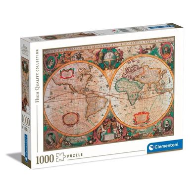 Antike Karte - 1000 Teile Puzzle - High Quality Collection