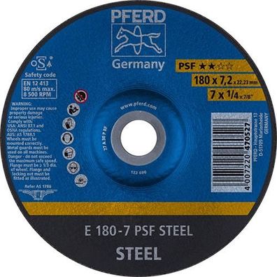 Schruppscheibe PSF STEEL für Stahl