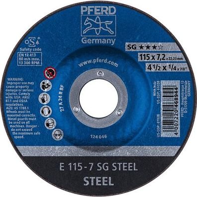 Schruppscheibe SG STEEL für Stahl