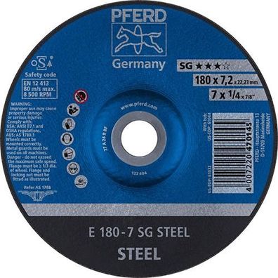 Schruppscheibe SG STEEL für Stahl