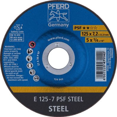 Schruppscheibe PSF STEEL für Stahl