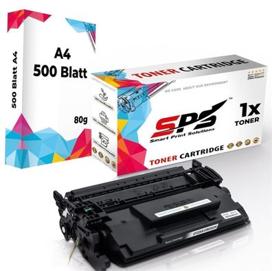 Druckerpapier A4 + 1x Kompatibel für HP Laserjet Pro M402 Toner 26X CF226X Schwarz