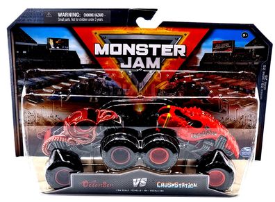 Monster Jam True Matal 1:64 Truck Monster Octon8er Vs. Crushstation Doppel Pack