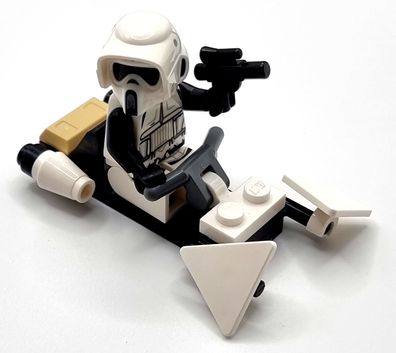 LEGO Star Wars Figur Scout-Truppler mit Swoop-Bike