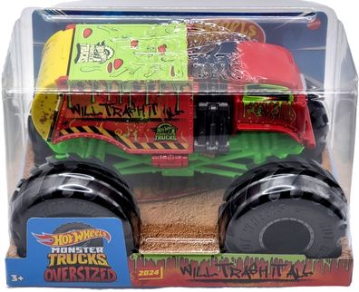 Mattel Hot Wheels Großes Auto / cars 1:24 Monster Trucks Will Trash it All
