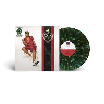 Bruno Mars: 24K Magic (Limited Edition) (Forest Green w/ Custard Splatter Vinyl)
