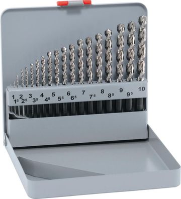 HSS-Co5-Spiralbohrer-Satz, FORTE, Typ H