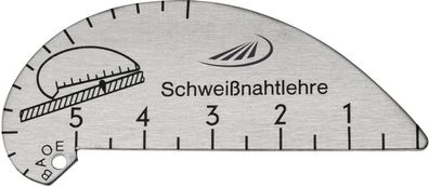 Schweissnahtlehre, 0-5 mm