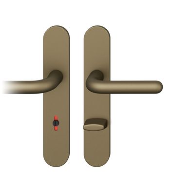 ASL Badgarnitur 8,5mm Langschild oval. R-WC 7/90, max. 45°. TS 39-58mm