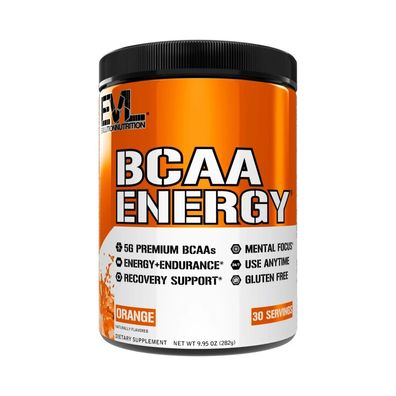 EVL Nutrition BCAA Energy (30 serv) Orange Blast
