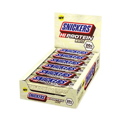 Mars Protein Snickers High Protein White Bar (12x57g) White Chocolate