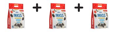 3 x Applied Nutrition Critical Mass Original (6000g) Cookies N Cream